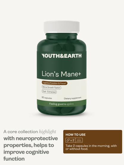 Lion's Mane+ (antes conocido como «Factor de Crecimiento Nervioso»)