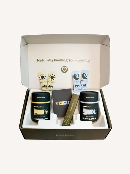 AM: Sonnenaufgangsmischung & PM: Sleep Dust - Bundle - Youth & Earth EU Store