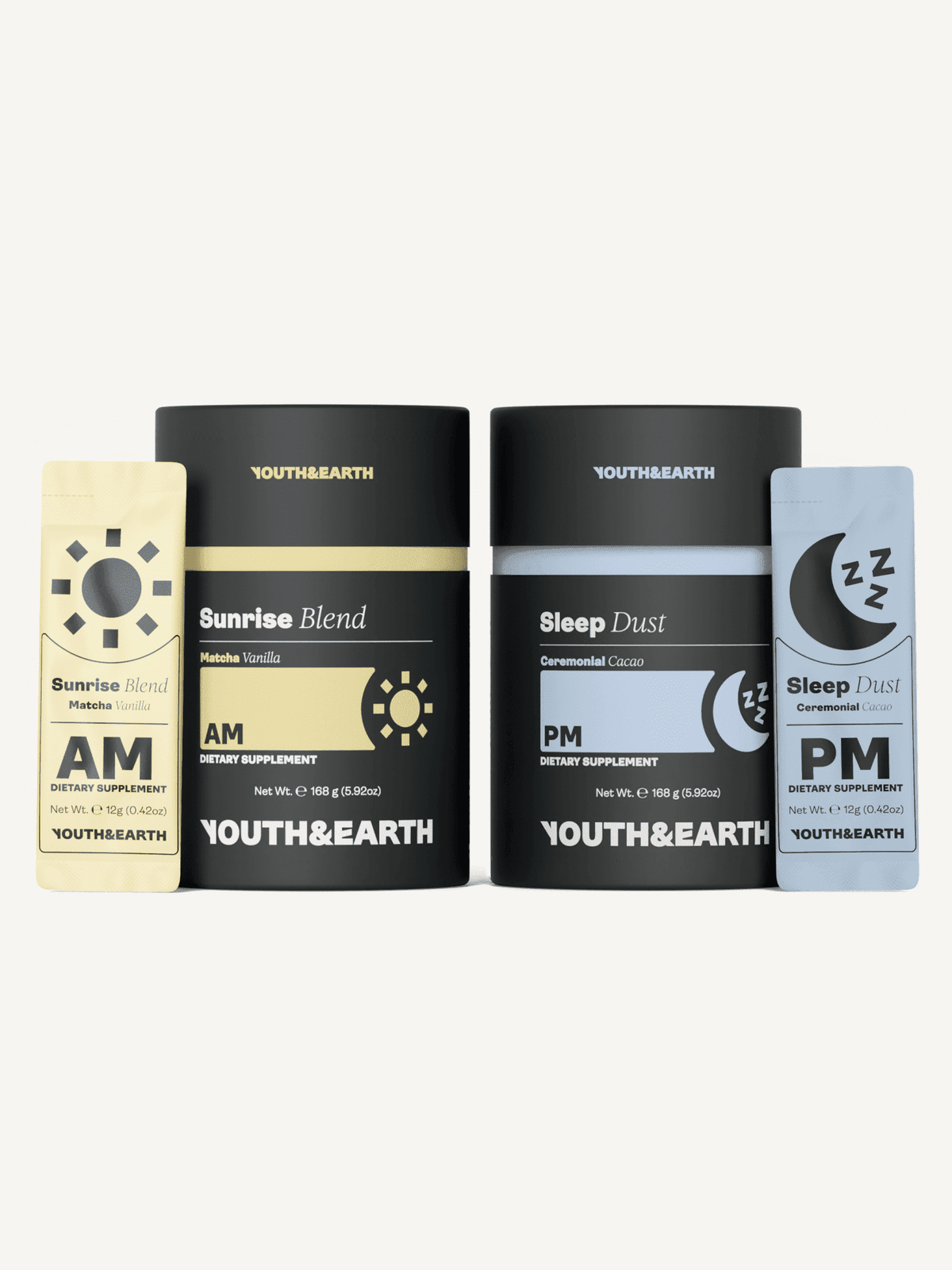 AM: Sunrise Blend &amp; PM: Sleep Dust - Bundle Youth &amp; Earth EU Store 