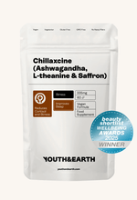 CHILLAXCINE (Ashwagandha, L-Theanin & Safran) 335 mg, 60 Kapseln – Youth & Earth Store