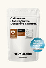 CHILLAXCINE (Ashwagandha, L-theanine & Saffron) 335mg, 60 Capsules - Youth & Earth EU Store