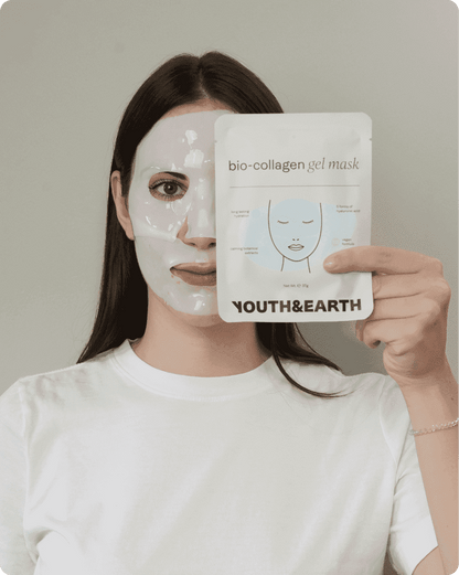 Ácido hialurónico - Máscara facial em gel - Youth & Earth EU Store