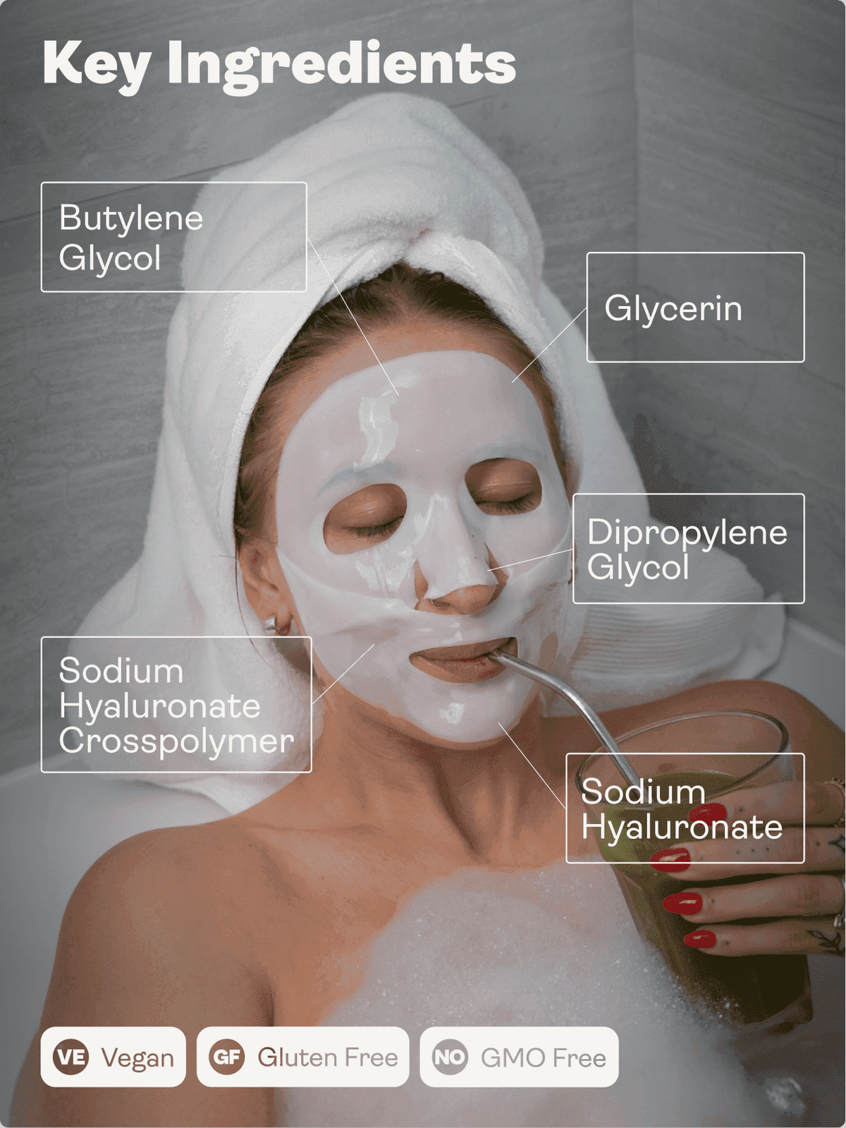 Hyaluronic Acid Gel Face Mask - Youth &amp; Earth EU Store