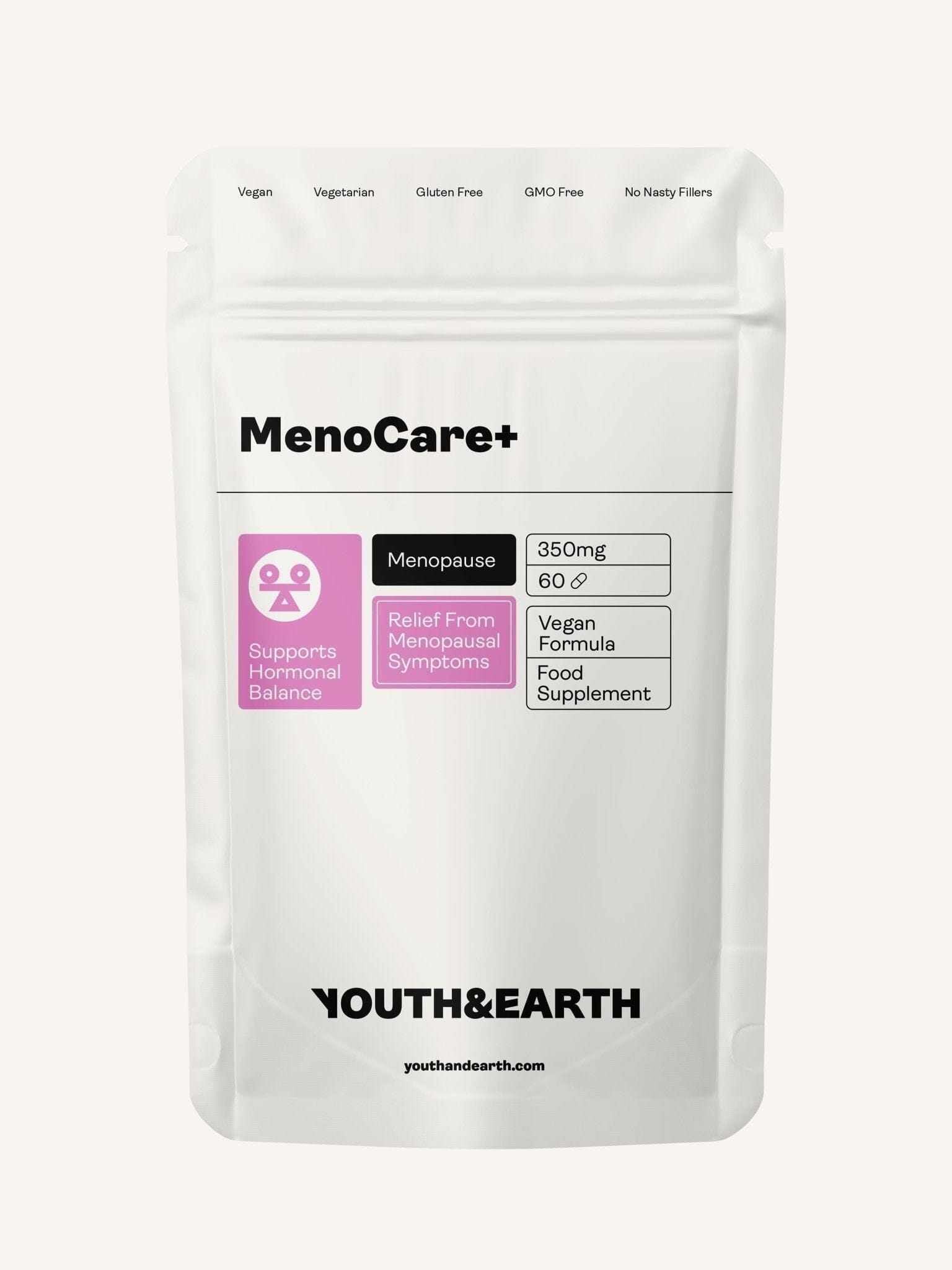 MenoCare+ 350mg x 60 Capsules - Youth & Earth EU Store