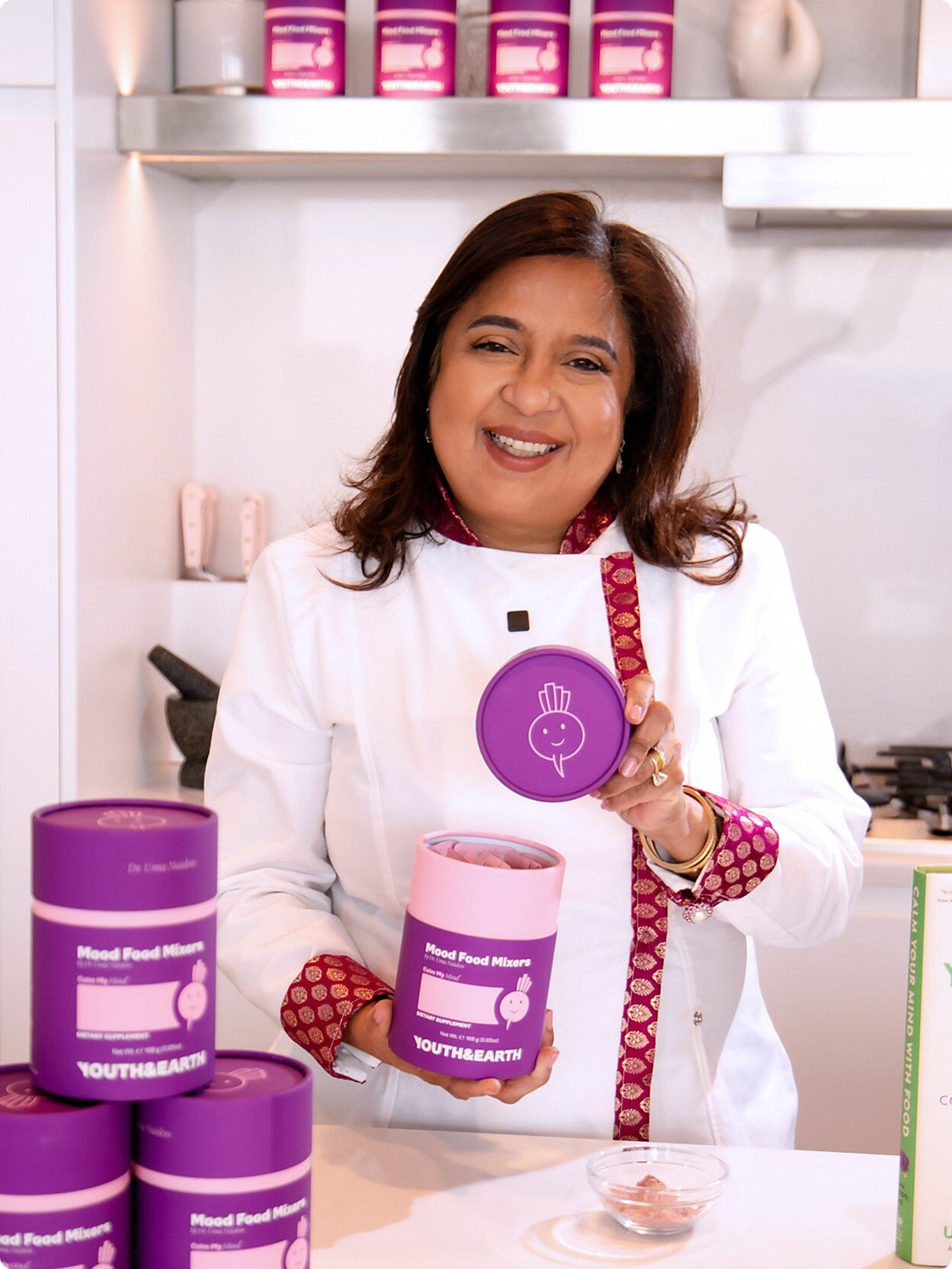 Mood Food Mixers da Dra. Uma Naidoo - Loja Youth & Earth UE