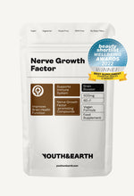 Fattore di crescita nervoso (estratto completo di fungo criniera di leone, rodiola, ginseng, bioperina) – 500 mg, 60 capsule - Youth & Earth EU Store