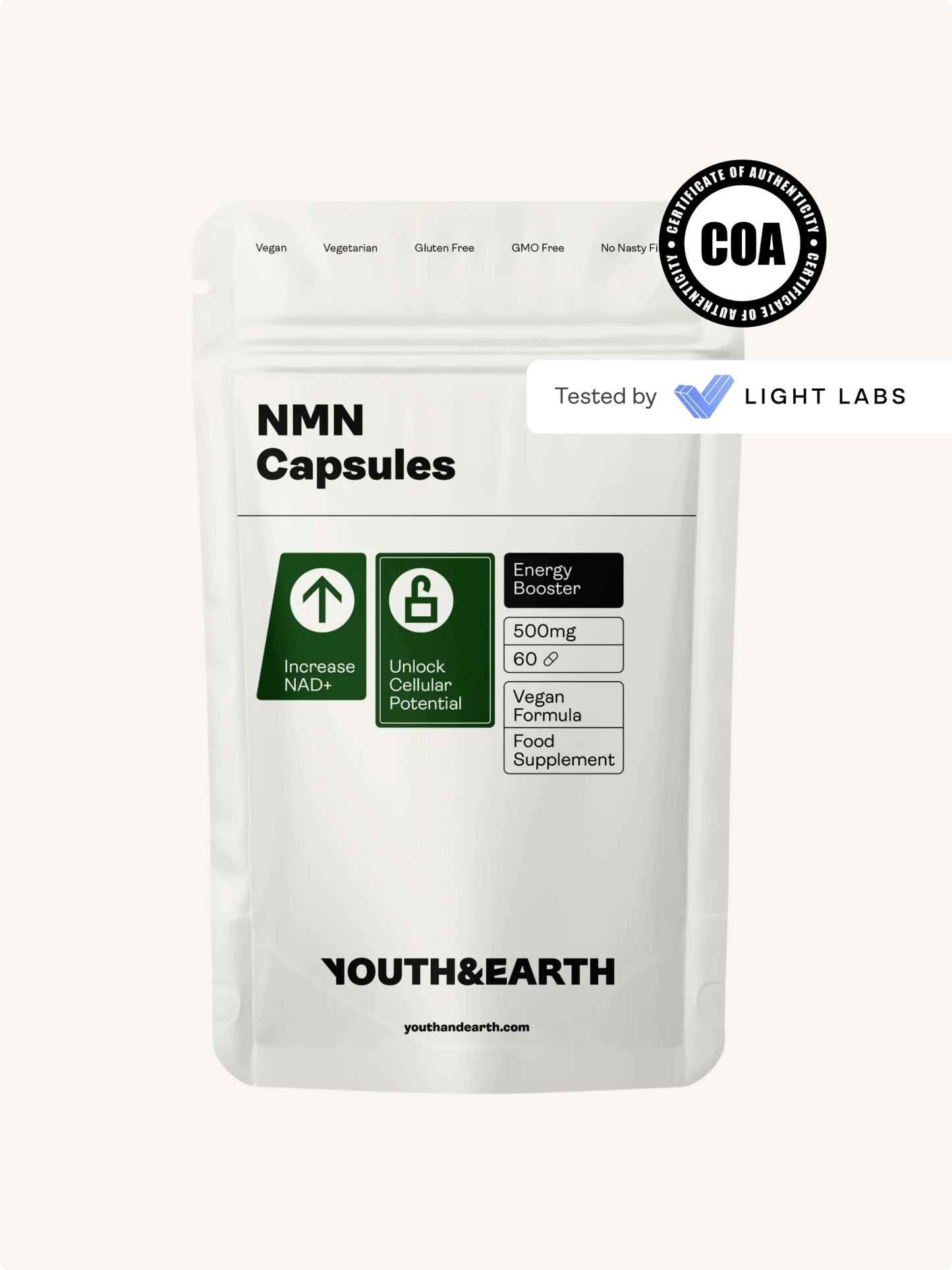Capsule di NMN - Integratore di NAD+ - Negozio Youth & Earth