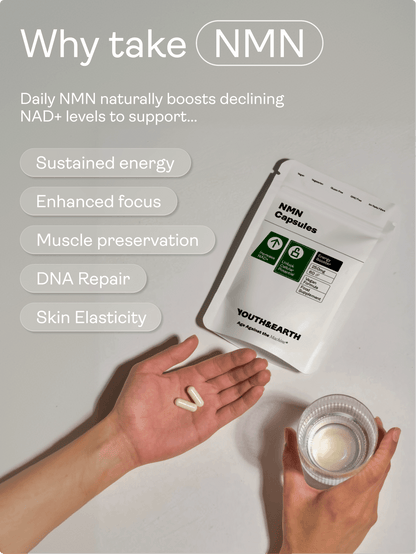 Capsule di NMN - Integratore di NAD+ - Negozio Youth & Earth