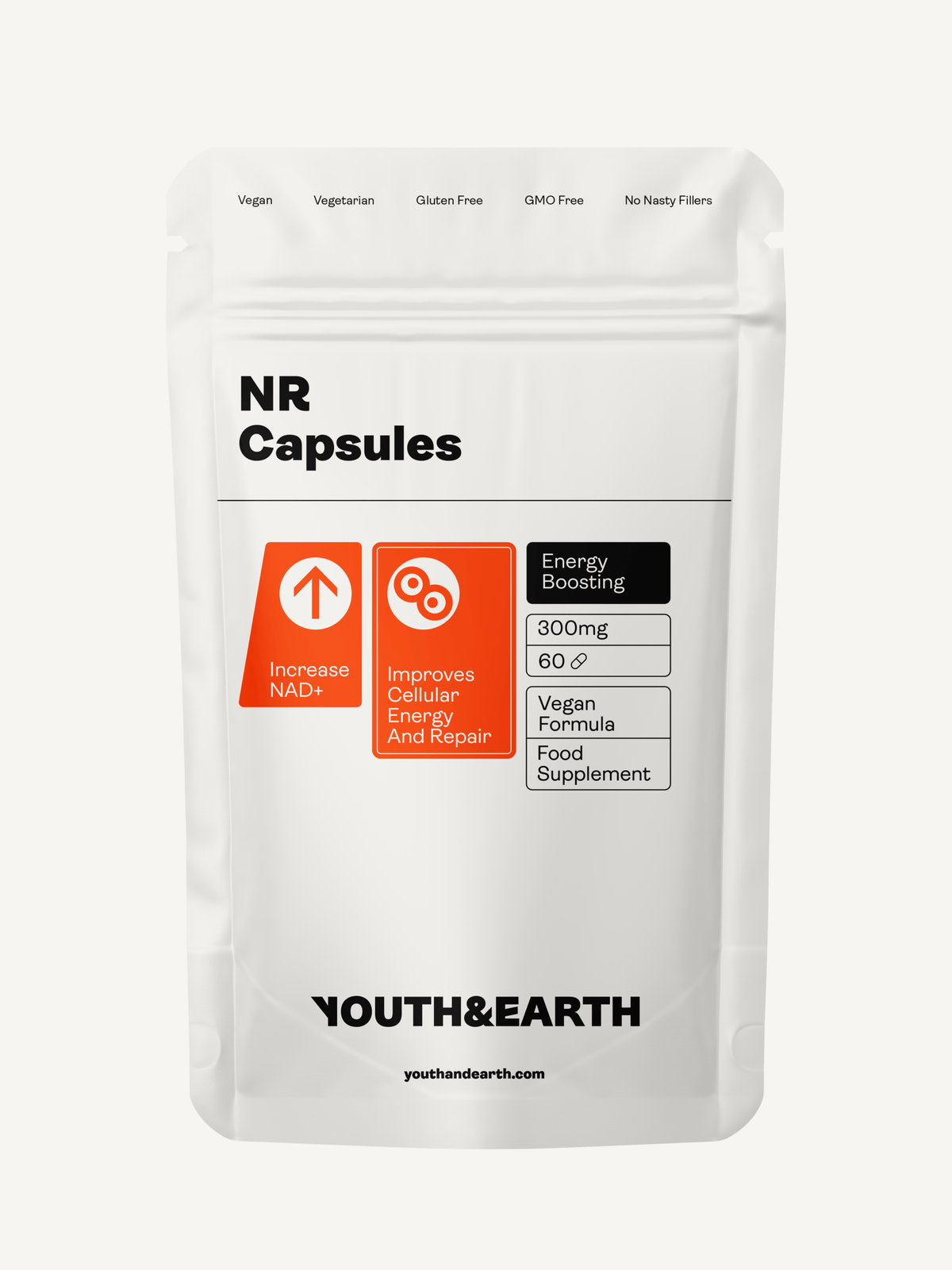 NR Capsules – 300mg x 60 Capsules - Youth &amp; Earth EU Store