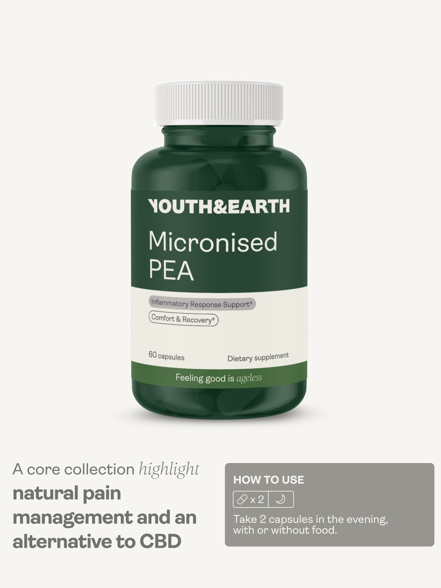 PEA (Palmitoylethanolamide) Micronised - Youth & Earth EU Store