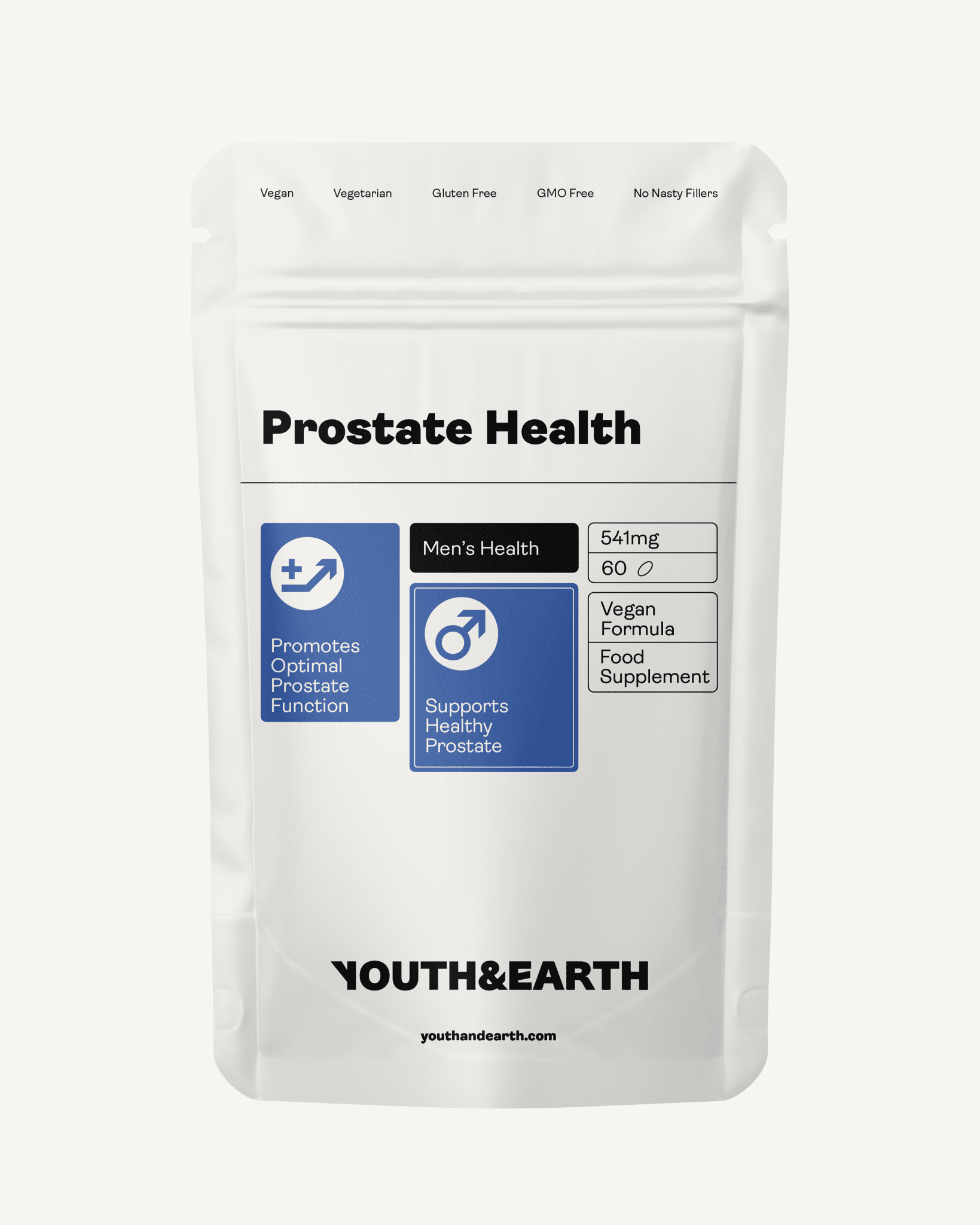 Prostate Health 541mg x 60 Capsules - Youth & Earth EU Store