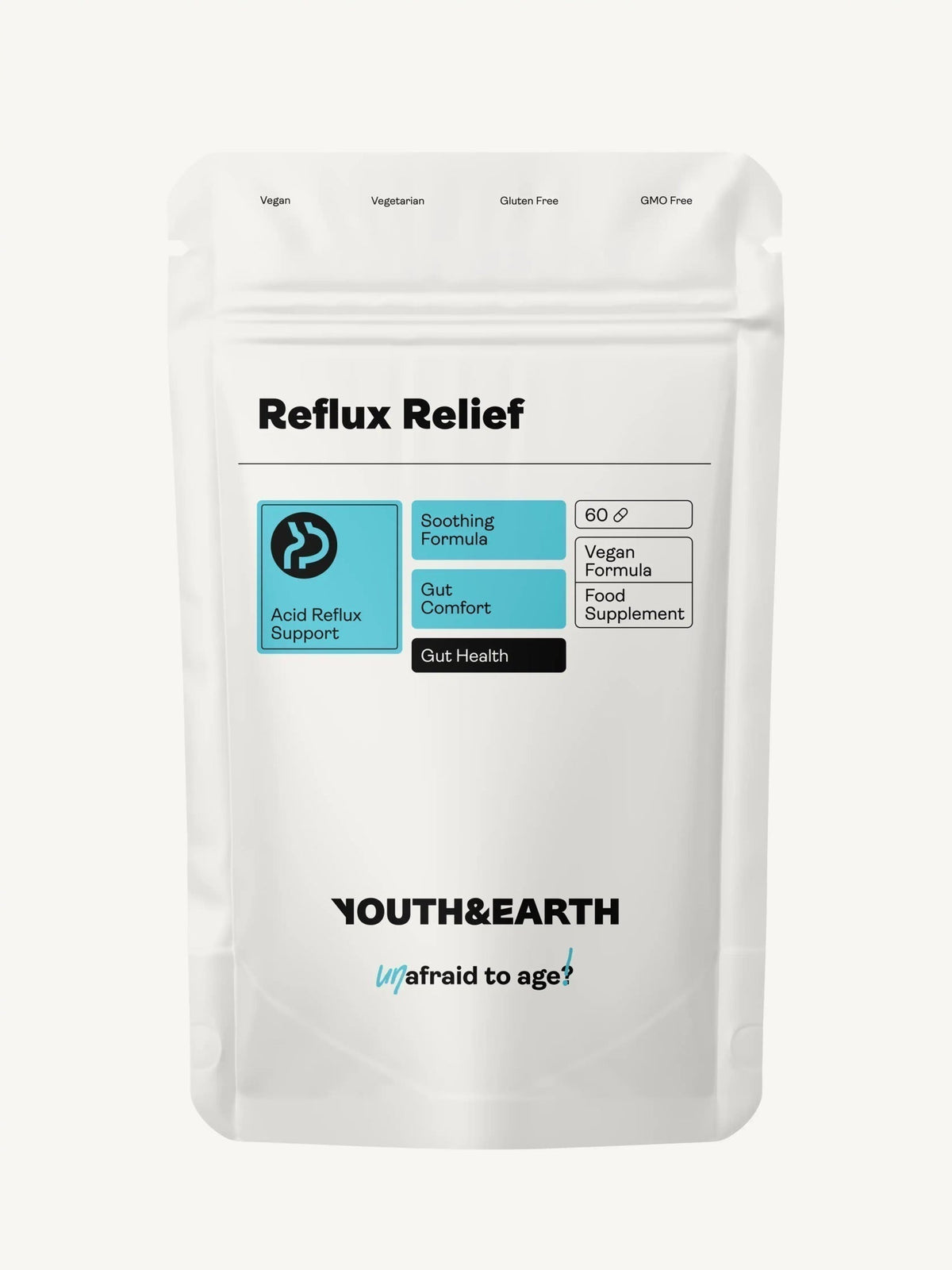 Reflux Relief 60 Capsules - Youth &amp; Earth EU Store