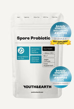 Spore Probiotic (Bacillus Subtilis HU58®, Coagulans SC208 & Clausii SC109) 4 billion CFU count - 60 Capsules - Youth & Earth EU Store