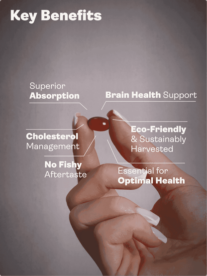 Óleo de krill Superba ™ - 500mg, 60 cápsulas moles - Loja Youth & Earth da UE