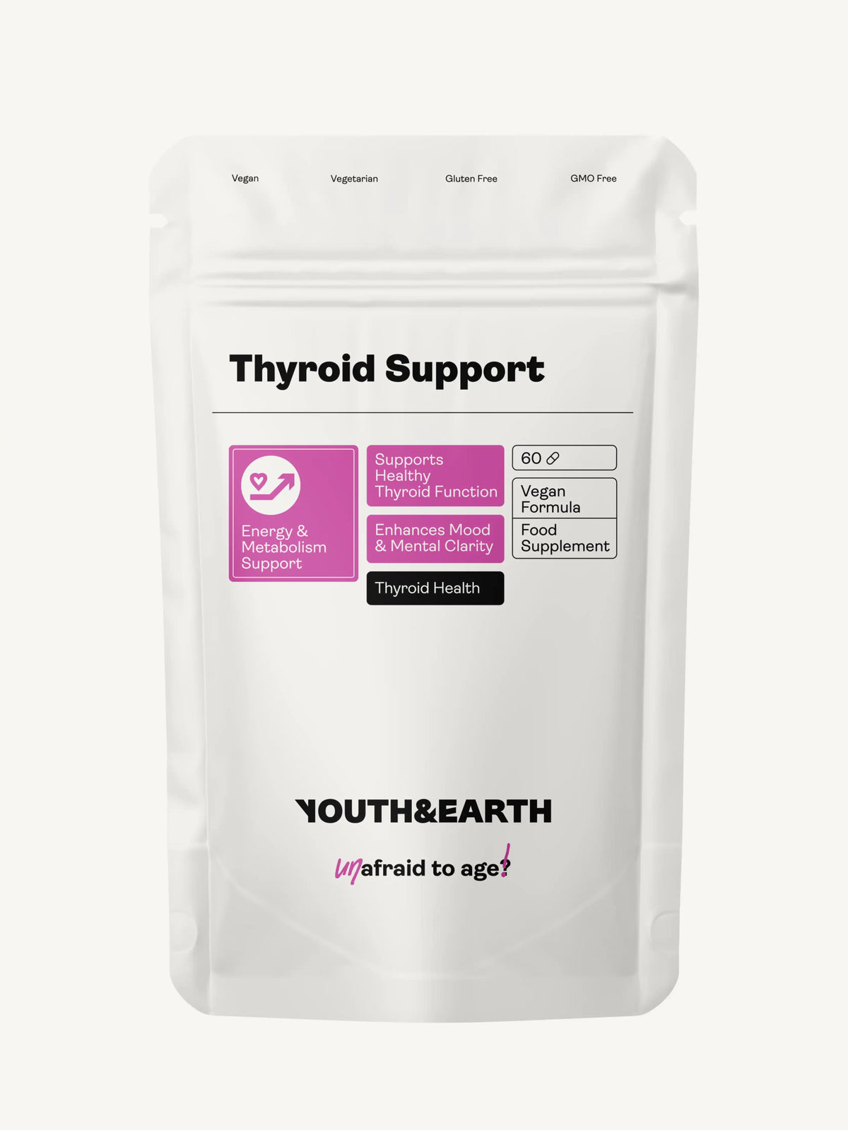 Thyroid Support 60 Capsules - Youth &amp; Earth EU Store