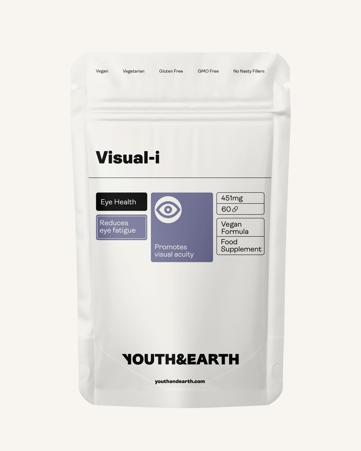 Visual-i 451mg x 60 Capsules - Youth &amp; Earth EU Store