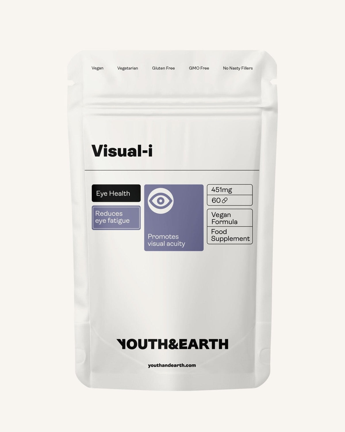 Visual-i 451mg x 60 Capsules Youth &amp; Earth EU Store 