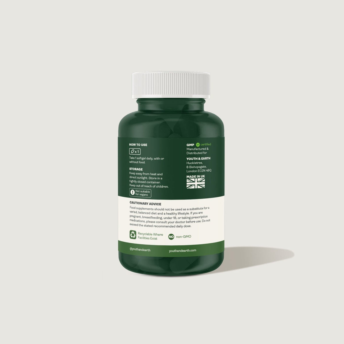 Vitamina D3 4000 UI + K2 200 mcg - Loja Youth & Earth