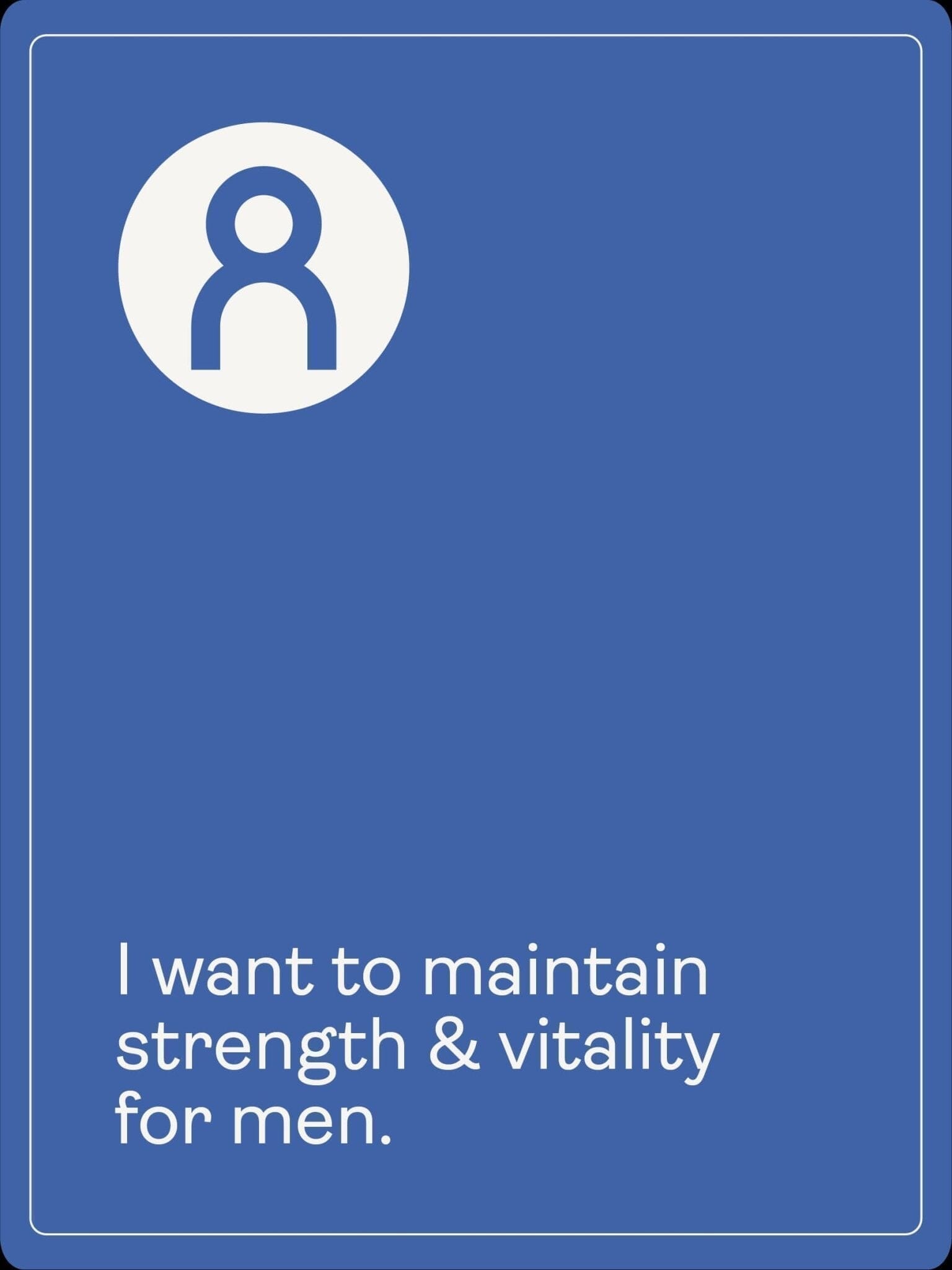 Supplements for Men's Health