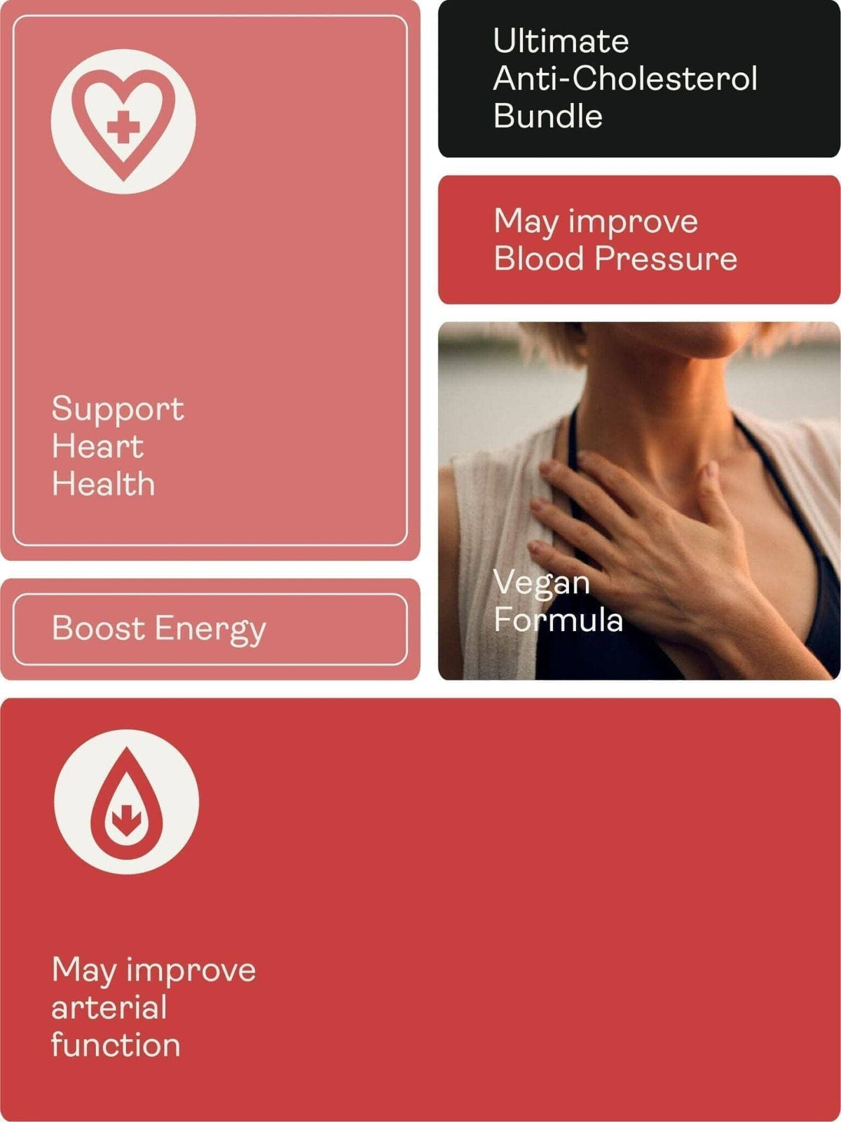 Sada proti cholesterolu - Mitochondriální CoQ10 a tokotrienoly - Youth & Earth EU Store