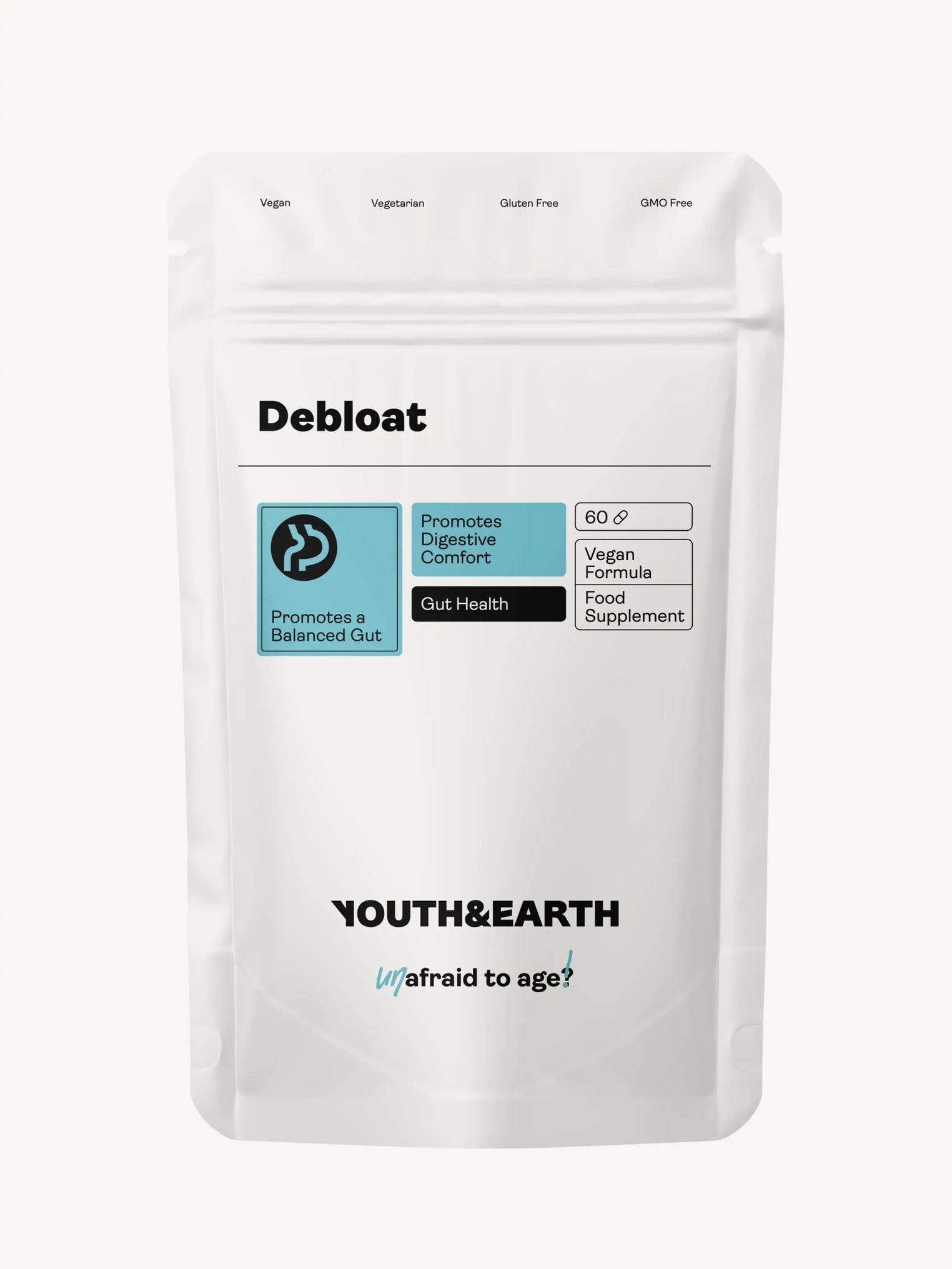Debloat - 60 kapslí - Youth & Earth EU Store