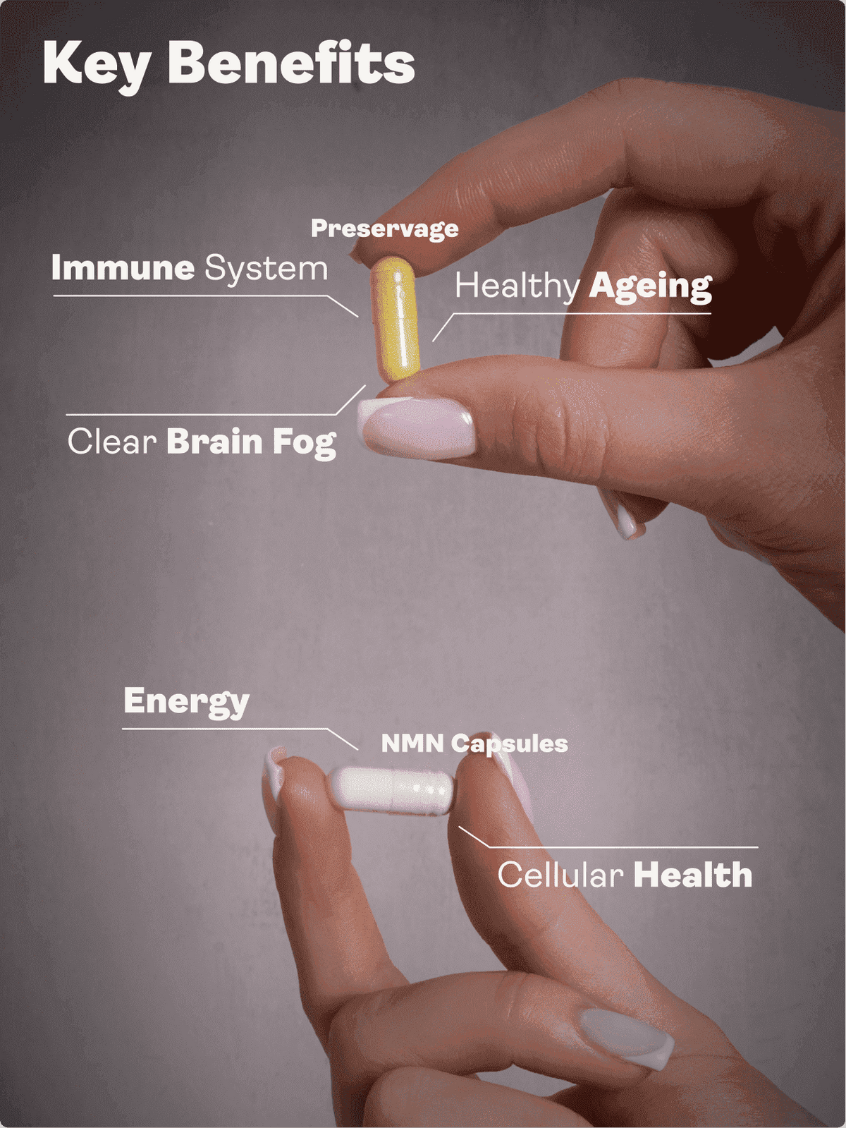 Balíček na podporu dlouhověkosti (NMN & Preservage / NMN & Liposomal Resveratrol) - Youth & Earth EU Store