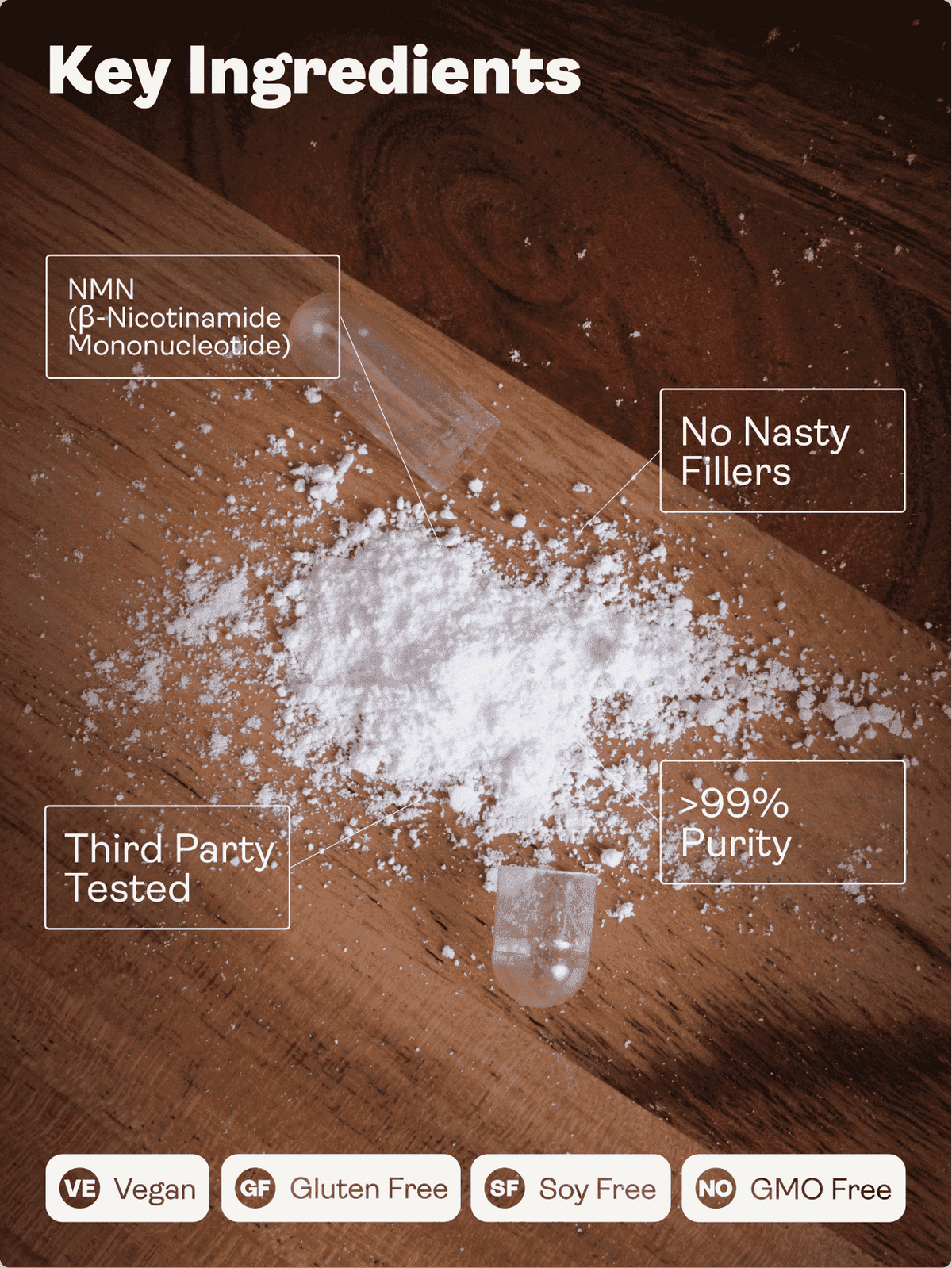 Doplněk stravy NMN - 60 kapslí - Youth & Earth EU Store