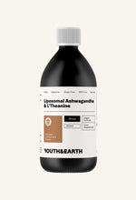 Ashwagandha Liposomal 200mg & L'Theanine 200mg - Sabor Café & Vainilla, 250ml - Youth & Earth EU Store