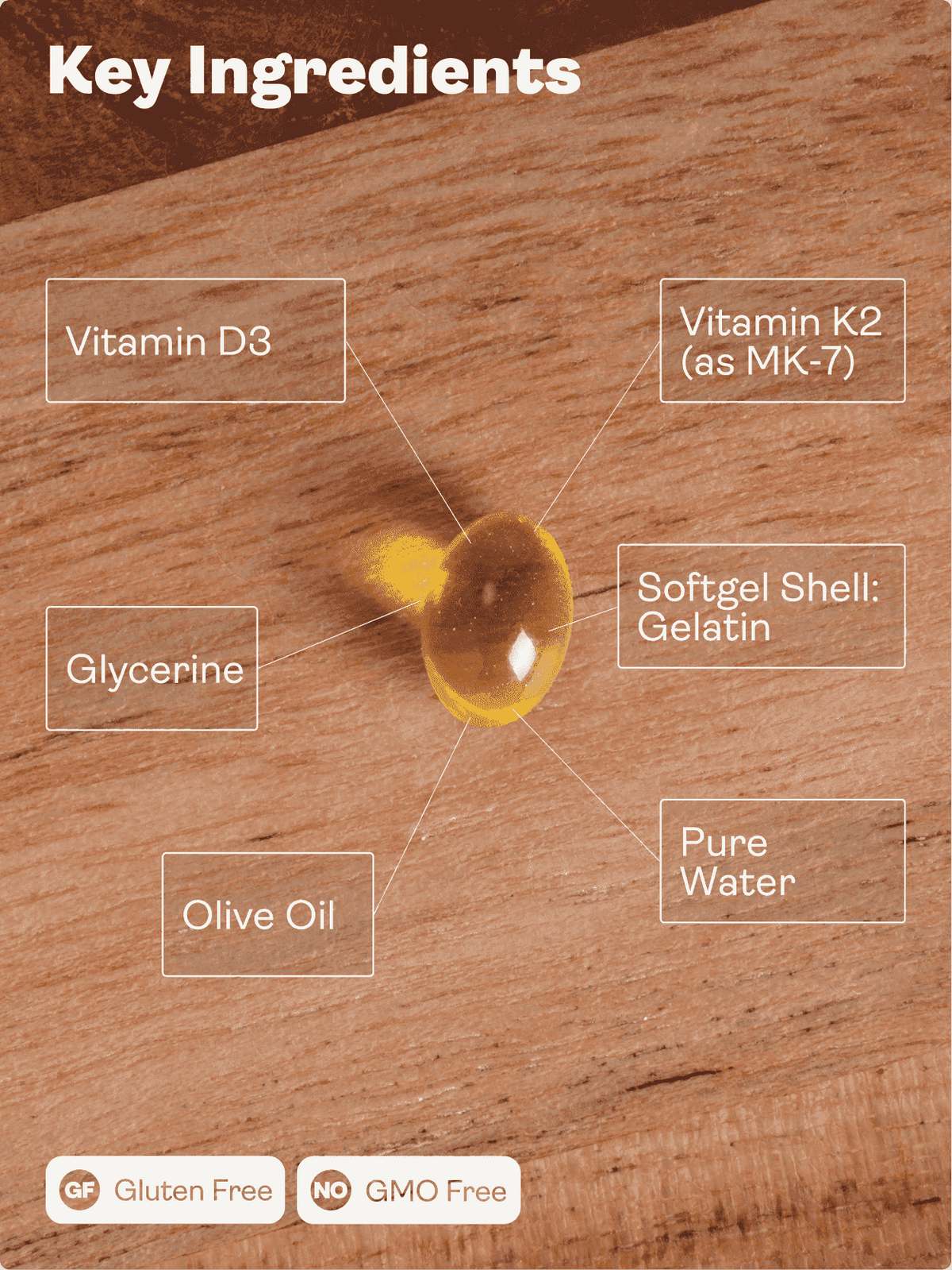 Vitamina D3 4000UI + K2 200mcg - Youth & Earth EU Store