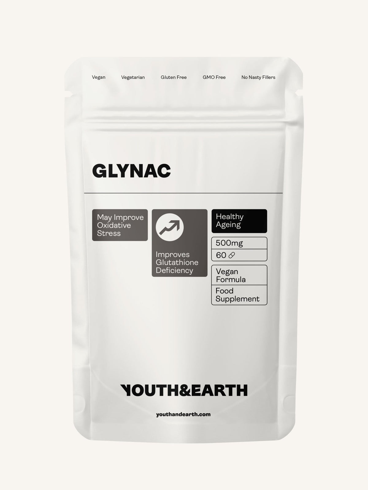 GLYNAC - 500mg, 60 Capsules - Youth & Earth EU Store