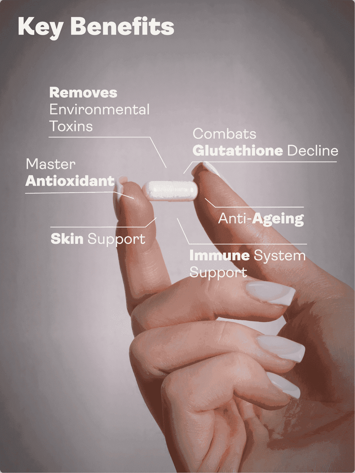 Glutathion liposomal - 375mg, 60 Capsules - Youth & Earth EU Store