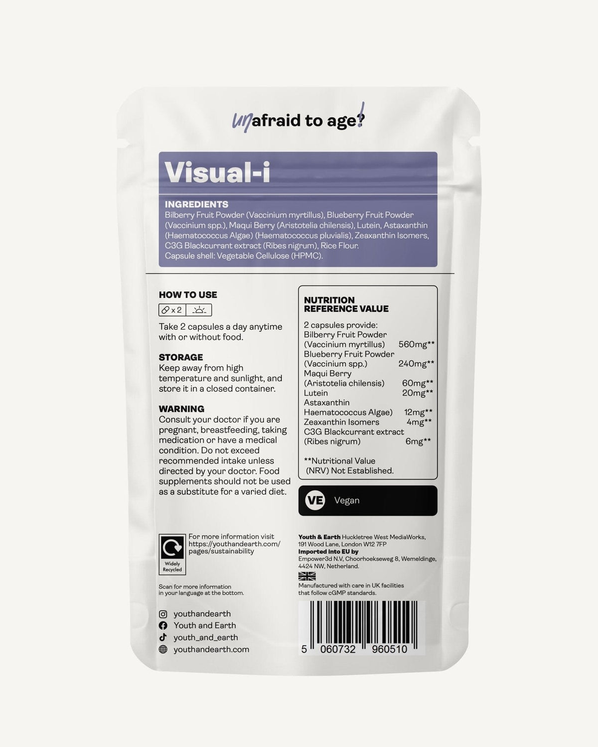 Visual-i 60 Capsules - Youth & Earth EU Store