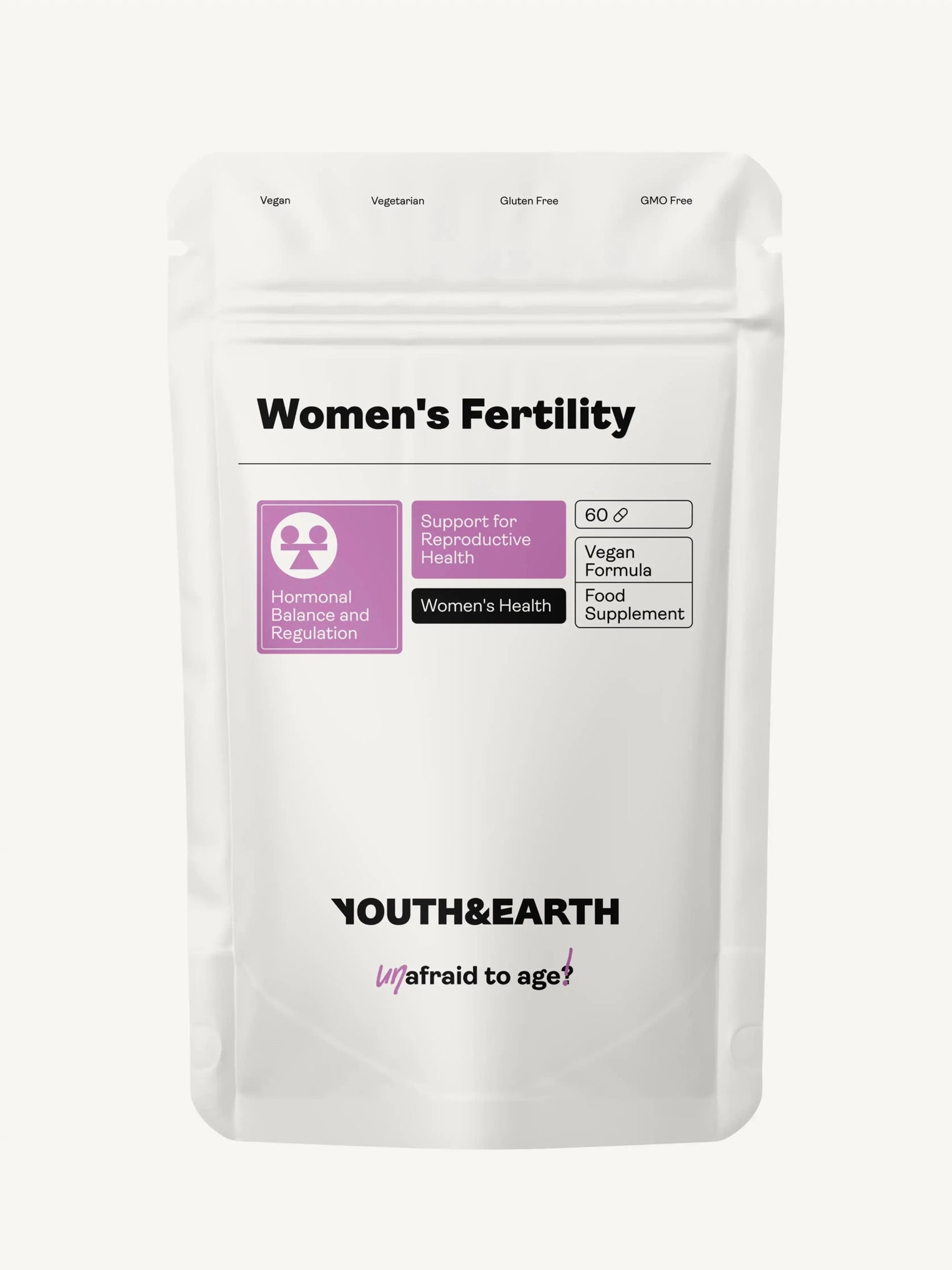 Fertilité des femmes - 60 gélules - Youth & Earth EU Store