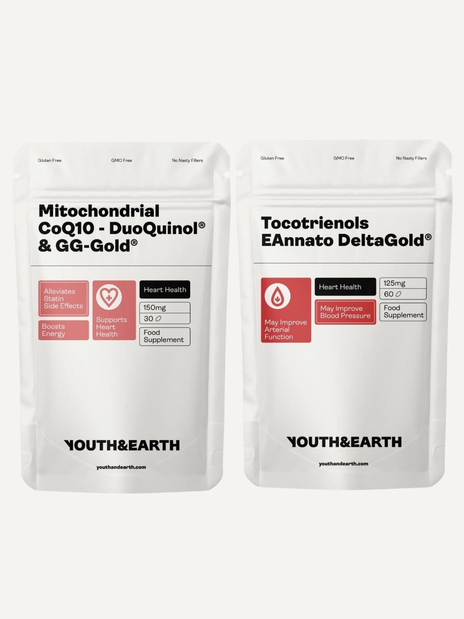 Pacchetto anti colesterolo - CoQ10 mitocondriale e tocotrienoli - Gioventù e Terra EU Store