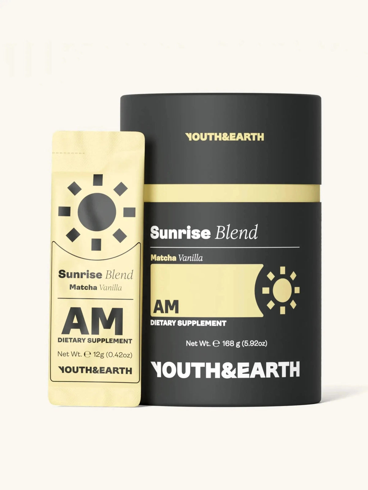 AM: Mistura Sunrise, Matcha de baunilha - Youth & Earth EU Store