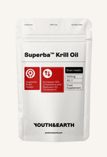 Óleo de krill Superba ™ - 500mg, 60 cápsulas moles - Loja Youth & Earth da UE