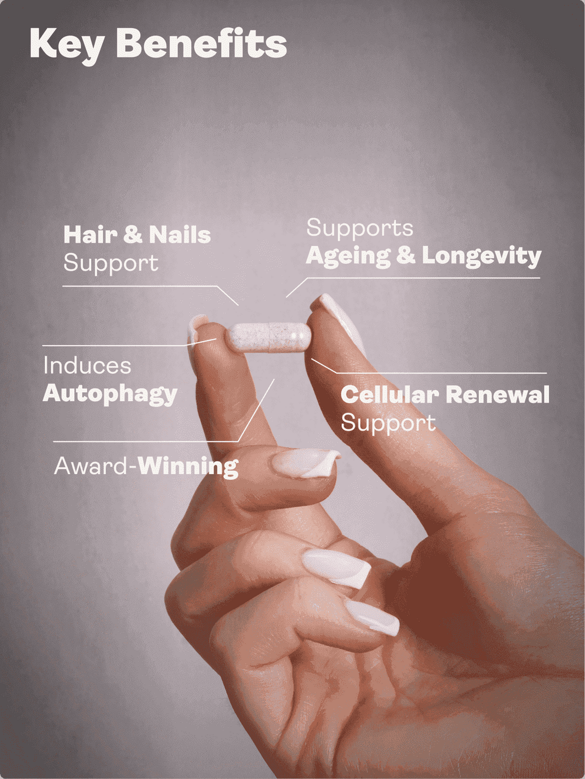 Liposomal spermidin 5,49 mg x 60 kapslar - Youth & Earth EU Store